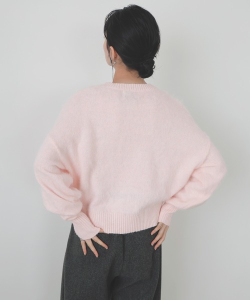 セール】モヘアシャギーニットプルオーバー(ニット/セーター セール】モヘアシャギーニットプルオーバー(ニット/セーター