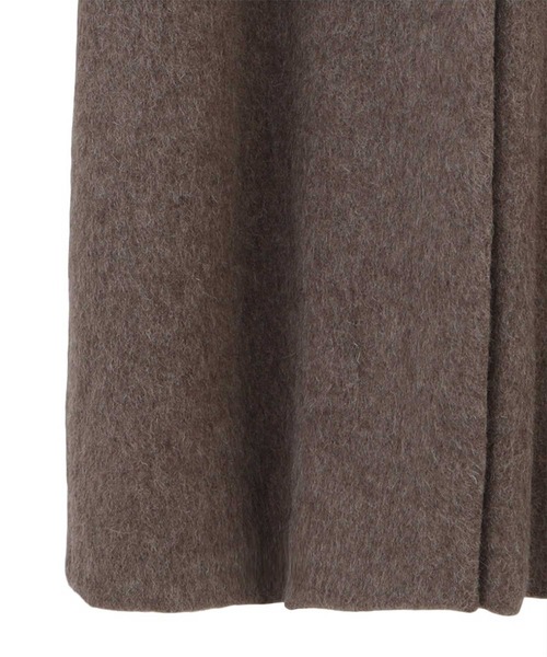 CLANE（クラネ）の「【CLANE/クラネ】DOUBLE WOOL LONG COAT/ダブルウールロングコート/チェスターコート（チェスターコート・レディース・グレー/ブラック/ブラウン・0/1）」の7枚目の写真