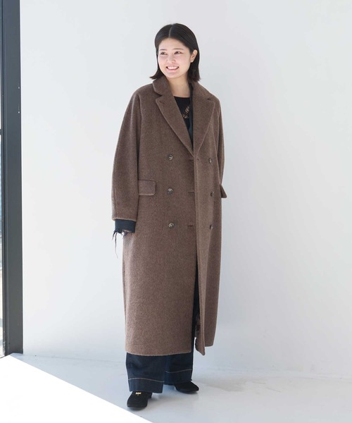 CLANE/クラネ】DOUBLE WOOL LONG COAT/ダブルウールロングコート