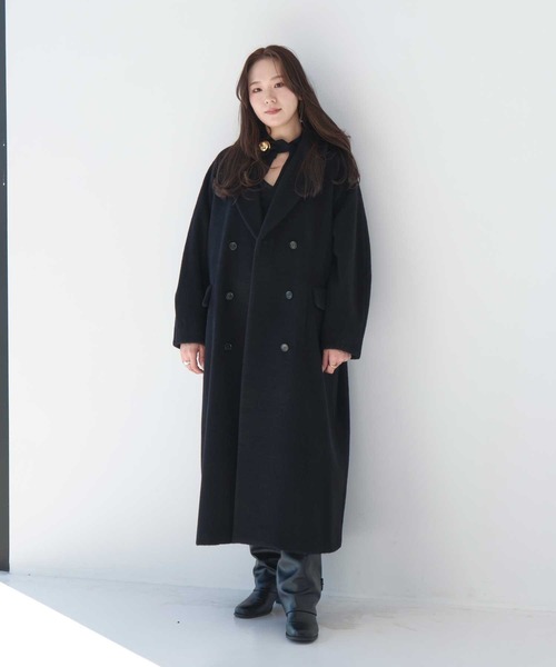 CLANE/クラネ】DOUBLE WOOL LONG COAT/ダブルウールロングコート