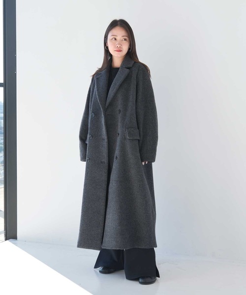CLANE/クラネ】DOUBLE WOOL LONG COAT/ダブルウールロングコート