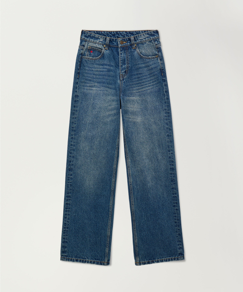 HEEARI(ヒアリー)の「エマクラシックストレートデニムパンツ_ヴィンテージブルー(デニムパンツ・レディース・その他・X-SMALL/SMALL/MEDIUM)」の2枚目の写真