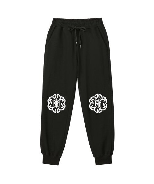 KAN6312(カン6312)の「KLPB0026 カンサークルジョガーパンツ ブラック(スウェットパンツ・メンズ・その他・LARGE/MEDIUM)」の1枚目の写真