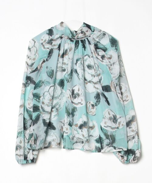 フラワーシフォン ボウタイブラウス（シャツ/ブラウス）｜Sov.（ソブ