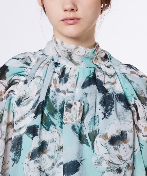 フラワーシフォン ボウタイブラウス（シャツ/ブラウス）｜Sov.（ソブ