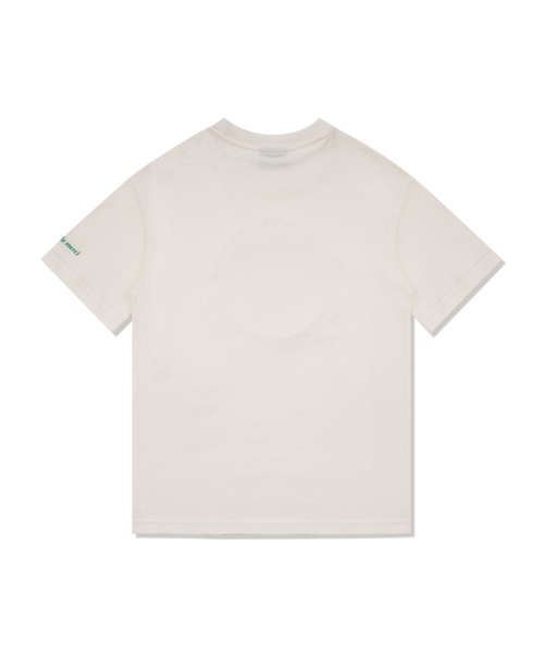 FABULOUS ARCHIVE（ファビュラスアーカイブ）の「ウィメンズルリスエンボクロップTシャツクリームグリーン(FCC2TS387W)（Tシャツ/カットソー・レディース・アイボリー・SMALL/MEDIUM）」の2枚目の写真