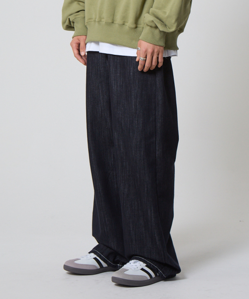 UNKNOWN PLANET(アンノウンプラネット)の「デイリー ワイド デニムパンツ インディゴ(デニムパンツ・レディース・その他・SMALL/MEDIUM/LARGE)」の6枚目の写真