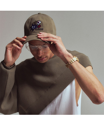 ERER（エルエル）の「(KR) スリースター ボールキャップ カーキ（キャップ）」