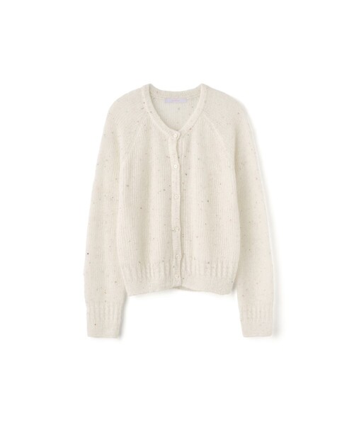 LENINA(レニーナ)の「MILLY round neck knit cardigan_IVORY(カーディガン/ボレロ・レディース・アイボリー・FREE)」の1枚目の写真
