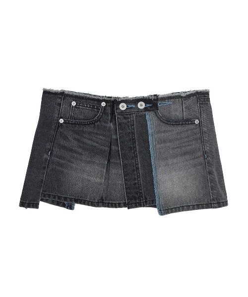 NEON STITCH REMAKE DENIM BELT（ベルト）｜Ameri（アメリ）の