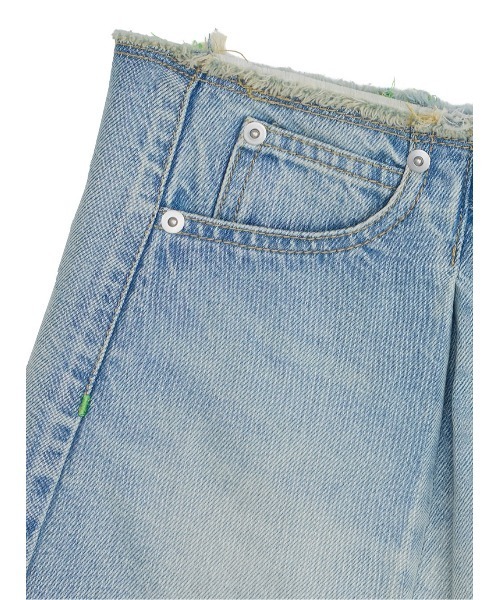 Ameri（アメリ）の「NEON STITCH REMAKE DENIM BELT（ベルト）」 - WEAR