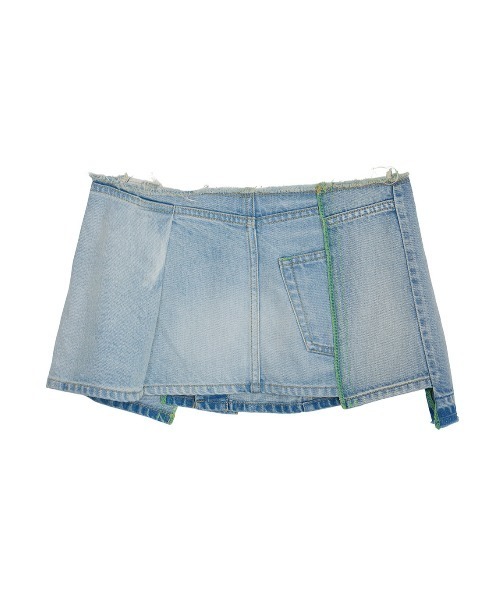 Ameri(アメリ)の「NEON STITCH REMAKE DENIM BELT(ベルト・レディース・ブラック/ブルー・FREE)」の22枚目の写真