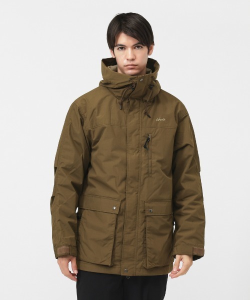 NANGA(ナンガ)の「ナンガ HINOC DOWN 3 IN 1 JACKET(ダウンジャケット/コート・メンズ・チャコールグレー/ブラウン・L/M/S)」の1枚目の写真