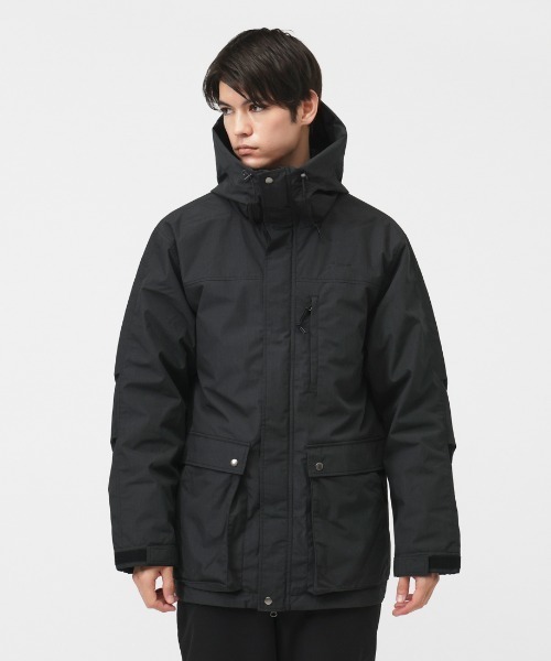 NANGA(ナンガ)の「ナンガ HINOC DOWN 3 IN 1 JACKET(ダウンジャケット/コート・メンズ・チャコールグレー/ブラウン・L/M/S)」の2枚目の写真