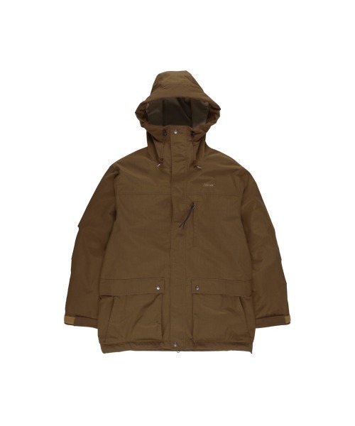 NANGA(ナンガ)の「ナンガ HINOC DOWN 3 IN 1 JACKET(ダウンジャケット/コート・メンズ・チャコールグレー/ブラウン・L/M/S)」の12枚目の写真