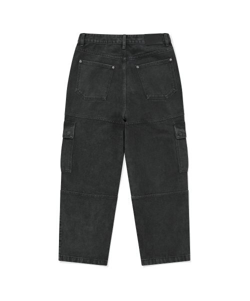 VISION STREET WEAR(ヴィジョンストリートウェア)の「VSW Wide Washed Denim Cargo Pants Black(デニムパンツ・レディース・その他・LARGE/MEDIUM/X-LARGE)」の11枚目の写真