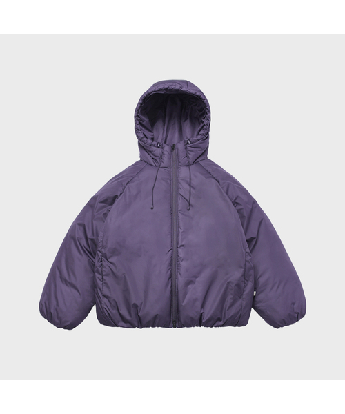 セール】エクティブシームレスプファージャケットパープル（ダウン