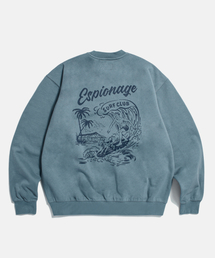 ESPIONAGE | Surf Club Heavyweight Sweatshirt Vintage Blue(スウェット)