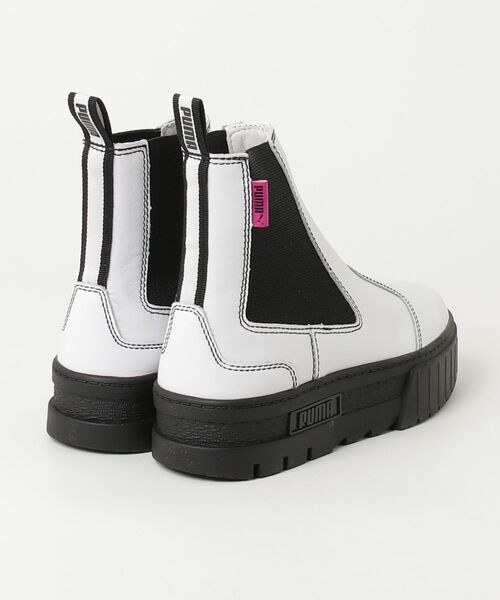 PUMA(プーマ)の「PUMA/プーマ ウィメンズ メイズ チェルシー POP ブーツ(ブーツ・レディース・ホワイト・24cm/24.5cm/23cm)」の2枚目の写真