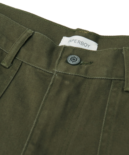 PAPERBOY(ペーパーボーイ)の「レギュラーフィットコットンパンツ-カーキ(その他パンツ・メンズ・その他・LARGE/MEDIUM/X-LARGE)」の5枚目の写真