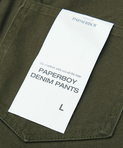 PAPERBOY(ペーパーボーイ)の「レギュラーフィットコットンパンツ-カーキ(その他パンツ・メンズ・その他・LARGE/MEDIUM/X-LARGE)」の6枚目の写真