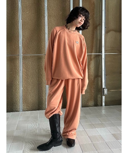 ELCHELE(エルチェレ)の「DISCUS FRENCHTERRY PULLOVER(スウェット・レディース・オートミール/コーラル/ブラック・FREE)」の14枚目の写真