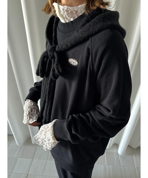 ELCHELE(エルチェレ)の「DISCUS FRENCHTERRY PULLOVER(スウェット・レディース・オートミール/コーラル/ブラック・FREE)」の15枚目の写真
