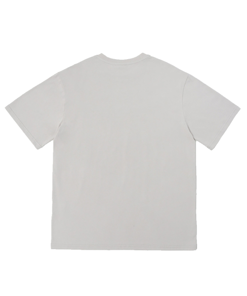 MATCHGLOBE(マッチグローブ)の「ダンベルキャットオーバーサイズTシャツ(ベージュ)(Tシャツ/カットソー・レディース・その他・FREE)」の2枚目の写真