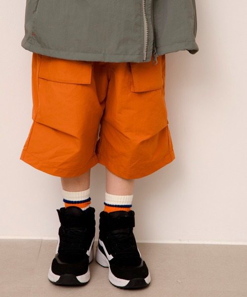 MAKE YOUR DAY（メイクユアデイ）の「6分丈ワイドパンツ■80～140cm（その他パンツ・キッズ・ベージュ/オレンジ/ブラック・80/90/100/110/120/130/140）」の9枚目の写真