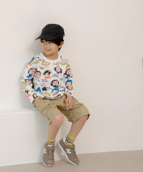 MAKE YOUR DAY（メイクユアデイ）の「6分丈ワイドパンツ■80～140cm（その他パンツ・キッズ・ベージュ/オレンジ/ブラック・80/90/100/110/120/130/140）」の14枚目の写真