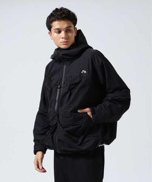 CMF OUTDOOR GARMENT(シーエムエフアウトドアガーメント)の「CMF OUTDOOR GARMENT/シーエムエフ アウトドアガーメント 別注 GUIDE SHELL(マウンテンパーカー・メンズ・ブラック/グレー・L/M/S)」の3枚目の写真