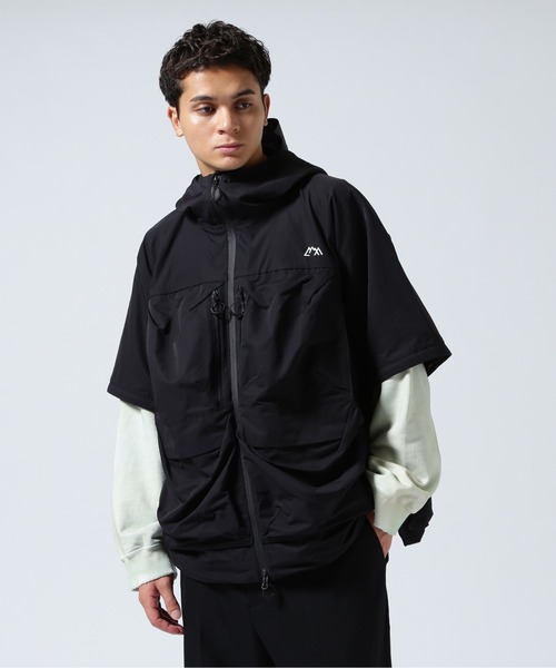 CMF OUTDOOR GARMENT(シーエムエフアウトドアガーメント)の「CMF OUTDOOR GARMENT/シーエムエフ アウトドアガーメント 別注 GUIDE SHELL(マウンテンパーカー・メンズ・ブラック/グレー・L/M/S)」の20枚目の写真