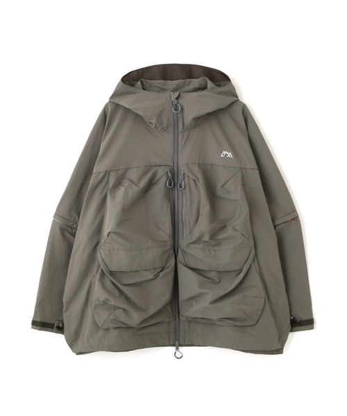 CMF OUTDOOR GARMENT(シーエムエフアウトドアガーメント)の「CMF OUTDOOR GARMENT/シーエムエフ アウトドアガーメント 別注 GUIDE SHELL(マウンテンパーカー・メンズ・ブラック/グレー・L/M/S)」の21枚目の写真