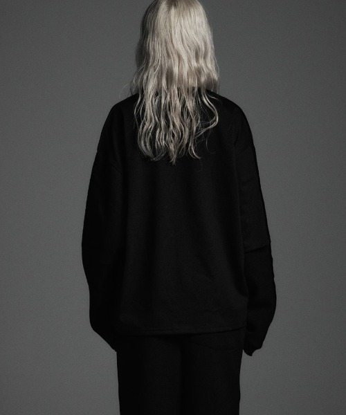 ROSEN KREUZ(ローゼンクロイツ)の「【Rosen Kreuz】the taste“V” LAYERED LONG SLEEVES / 【ローゼンクロイツ】レイヤード長袖Tシャツ(Tシャツ/カットソー・メンズ・ブラック・ONE SIZE)」の10枚目の写真