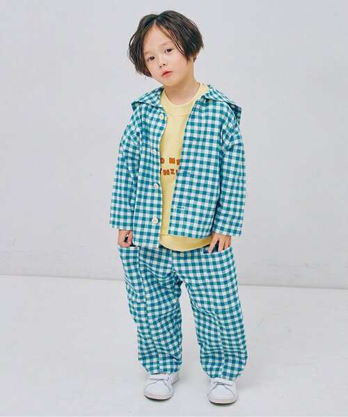 p.premier（ピードットプルミエ）の「セーラーシャツジャケット_ジュニア対応（シャツ/ブラウス・キッズ・ブルー/レッド/インディゴブルー/イエロー・80/90/100/110/120/130/140）」の5枚目の写真