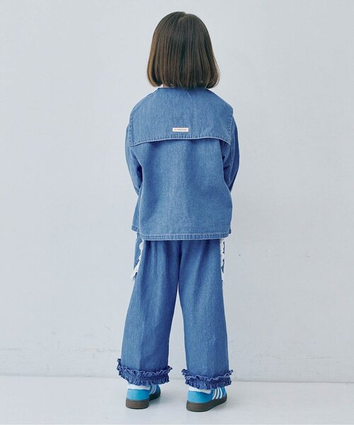 p.premier（ピードットプルミエ）の「セーラーシャツジャケット_ジュニア対応（シャツ/ブラウス・キッズ・ブルー/レッド/インディゴブルー/イエロー・80/90/100/110/120/130/140）」の10枚目の写真