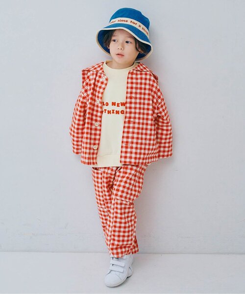 p.premier（ピードットプルミエ）の「セーラーシャツジャケット_ジュニア対応（シャツ/ブラウス・キッズ・ブルー/レッド/インディゴブルー/イエロー・80/90/100/110/120/130/140）」の15枚目の写真