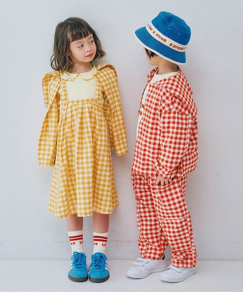 p.premier（ピードットプルミエ）の「セーラーシャツジャケット_ジュニア対応（シャツ/ブラウス・キッズ・ブルー/レッド/インディゴブルー/イエロー・80/90/100/110/120/130/140）」の19枚目の写真