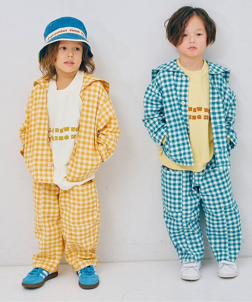 p.premier（ピードットプルミエ）の「セーラーシャツジャケット_ジュニア対応（シャツ/ブラウス・キッズ・ブルー/レッド/インディゴブルー/イエロー・80/90/100/110/120/130/140）」の20枚目の写真