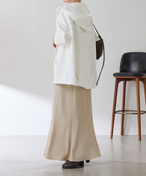 COLLAGE GALLARDAGALANTE(コラージュガリャルダガランテ)の「ジャージマーメイドスカート/セットアップ可/WEB限定カラー・サイズ展開(スカート・レディース・ブラック/ベージュ/ネイビー/オフホワイト・FREE/TM)」の22枚目の写真