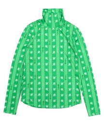 YOUK SHIM WON（ユクシムウォン）の「タートルネックレイヤードTシャツロゴストライプ（Tシャツ/カットソー）」