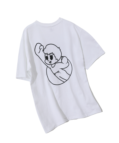 SLEEPYSLIP(スリーピースリップ)の「BEDTIME STORIES WHITE T-SHIRT(Tシャツ/カットソー・レディース・その他・MEDIUM/LARGE/X-LARGE)」の2枚目の写真