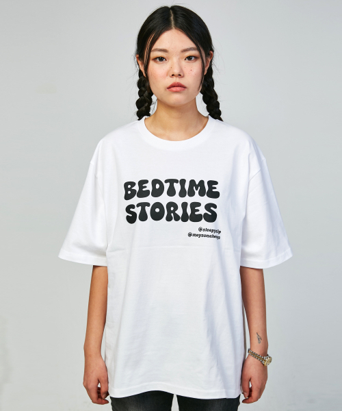 SLEEPYSLIP(スリーピースリップ)の「BEDTIME STORIES WHITE T-SHIRT(Tシャツ/カットソー・レディース・その他・MEDIUM/LARGE/X-LARGE)」の5枚目の写真