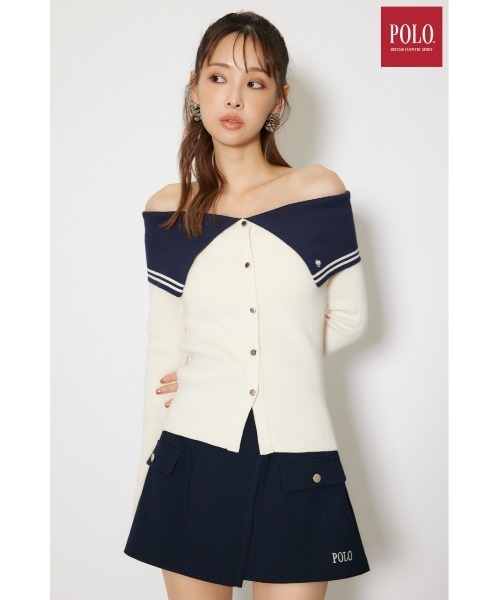 rienda(リエンダ)の「【POLO BCS】バイカラーニットトップス 秋服 冬服(ニット/セーター・レディース・ブラウン/アイボリー/ダークグレー・FREE)」の21枚目の写真