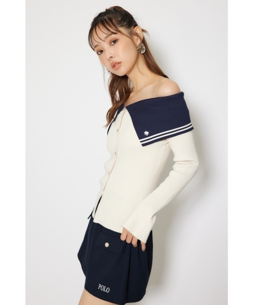 rienda(リエンダ)の「【POLO BCS】バイカラーニットトップス 秋服 冬服(ニット/セーター・レディース・ブラウン/アイボリー/ダークグレー・FREE)」の19枚目の写真