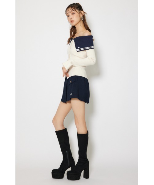 rienda(リエンダ)の「【POLO BCS】バイカラーニットトップス 秋服 冬服(ニット/セーター・レディース・ブラウン/アイボリー/ダークグレー・FREE)」の16枚目の写真