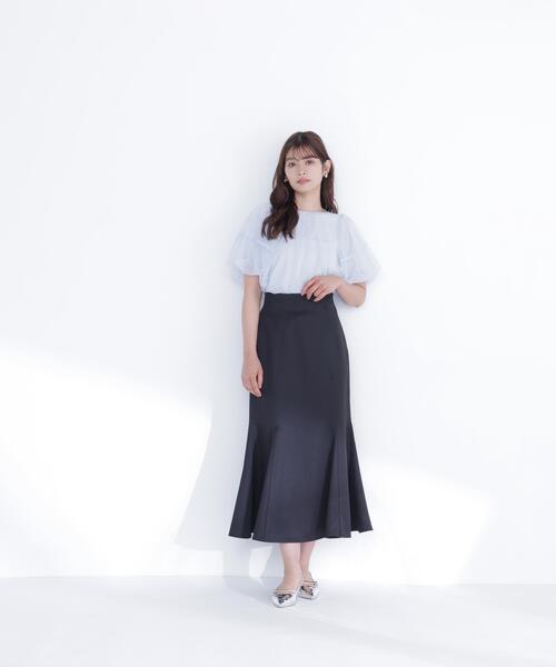 NATURAL BEAUTY BASIC(ナチュラルビューティーベーシック)の「◇ヘム切替マーメイドスカート(スカート・レディース・オフホワイト/ブラック/ネイビー・P/S/MEDIUM/SMALL)」の20枚目の写真