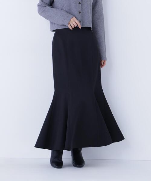 NATURAL BEAUTY BASIC(ナチュラルビューティーベーシック)の「◇ヘム切替マーメイドスカート(スカート・レディース・オフホワイト/ブラック/ネイビー・P/S/MEDIUM/SMALL)」の22枚目の写真