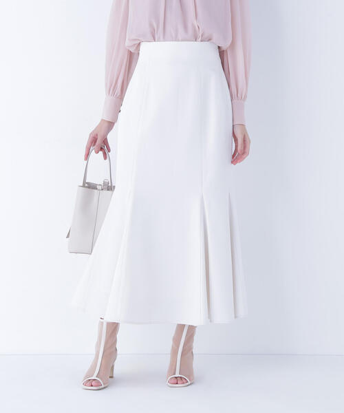 NATURAL BEAUTY BASIC（ナチュラルビューティーベーシック）の「◇ヘム切替マーメイドスカート（スカート・レディース・オフホワイト/ブラック/ネイビー・P/S/MEDIUM/SMALL）」の13枚目の写真