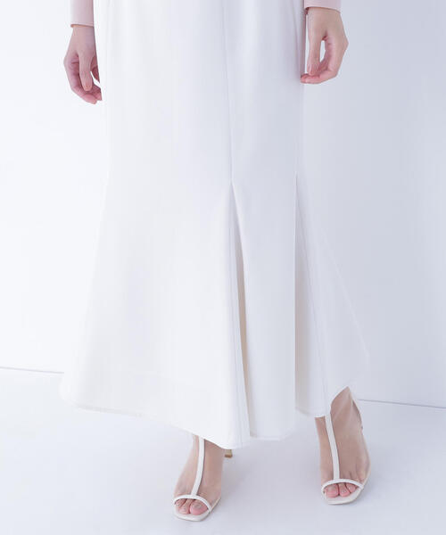 NATURAL BEAUTY BASIC（ナチュラルビューティーベーシック）の「◇ヘム切替マーメイドスカート（スカート・レディース・オフホワイト/ブラック/ネイビー・P/S/MEDIUM/SMALL）」の20枚目の写真
